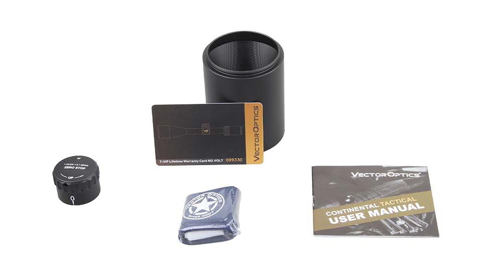 Vector Optics Continental x8 3-24x56 30 mm Tube ED Tactical Long Range Rifle Scope, Second Focal Plane