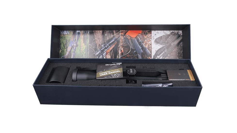 Vector Optics Continental x8 3-24x56 30 mm Tube ED Tactical Long Range Rifle Scope, Second Focal Plane