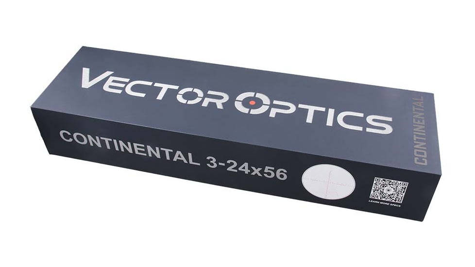 Vector Optics Continental x8 3-24x56 30 mm Tube ED Tactical Long Range Rifle Scope, Second Focal Plane