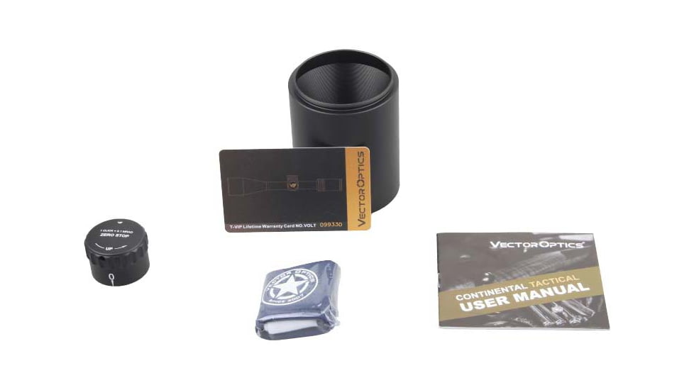 Vector Optics Continental x8 4-32x56 30mm Tube ED Tactical Rifle Scope, Second Focal Plane