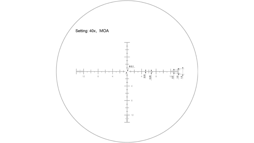 Vector Optics Continental x8 6-48x56mm 30mm Tube ED Benchrest Rifle Scope, Second Focal Plane