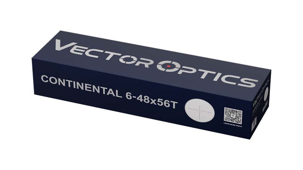 Vector Optics Continental x8 6-48x56mm 30mm Tube ED Benchrest Rifle Scope, Second Focal Plane