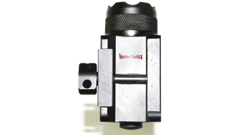 Vector Optics Cyclops Vertical Foregrip w/ Integrated Weapon Light, 2 x Rechargeable 16340, CREE Q5 LED, 180-200 Lumens, Titanium Black, SCFL-08