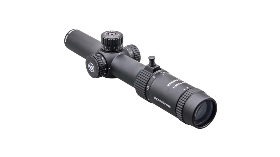 Vector Optics Forester 1-5x24mm, Second Focal Pane, Gen 2, Etched Center Dot Illuminated Reticle, 30mm Tube Rifle Scope, Black, SCOC-04II