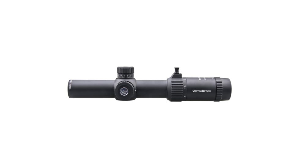 Vector Optics Forester 1-5x24mm, Second Focal Pane, Gen 2, Etched Center Dot Illuminated Reticle, 30mm Tube Rifle Scope, Black, SCOC-04II