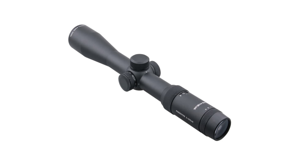 Vector Optics Forester Rifle Scope, 2-10x40mm, 30mm Tube, Etched Glass VFD-2 Reticle, Black, SCOM-02