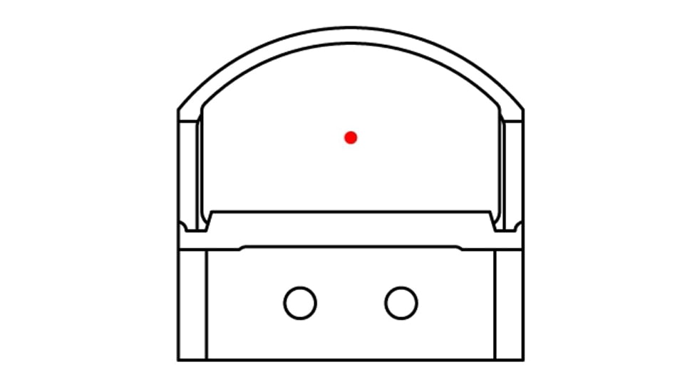 Vector Optics Frenzy 1x17x24 MIC, 6MOA, Reflex Red Dot Sight, Black, SCRD-43