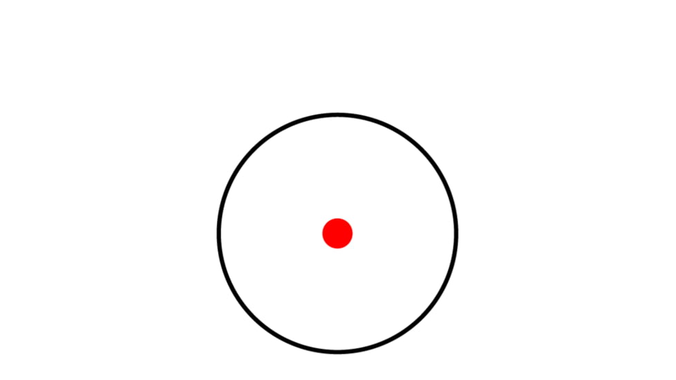 Vector Optics Frenzy 1x17x24mm Red Dot Sight, Chorme, SCRD-F19II