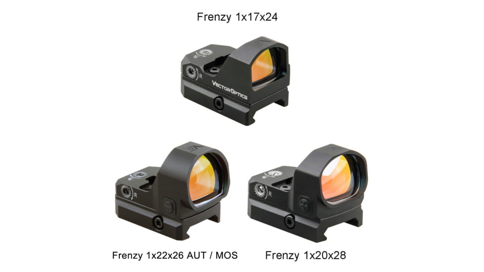 Vector Optics Frenzy 1x22x26 MOS, 3MOA, Reflex Red Dot Sight, Black, SCRD-36