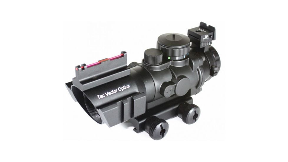 Vector Optics Goliath Rifle Scope, 4x32mm, Chevron Rapid-Changing Reticle, Black, SCOC-14