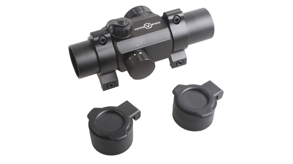 Vector Optics Harpoon 1x30mm, 4 Dot Size, 3, 4, 5, 6 MOA Red Dot Sight, Black, SCRD-02