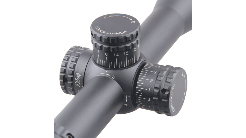 Vector Optics Hugo 6-24x50mm GT, 1 inch Tube, Second Focal Plane, VOI-10BDC Reticle Rifle Scope, Black, SCOL-32