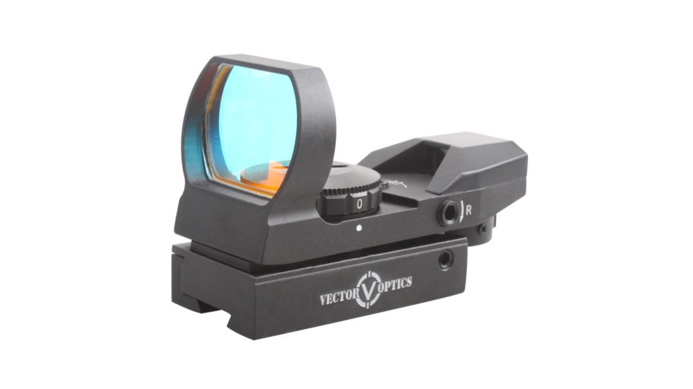 Vector Optics Imp 1x23x34 Dovetail Red Dot Sight, 4 Patterns Reticle, Black, SCRD-18B, EDEMO1