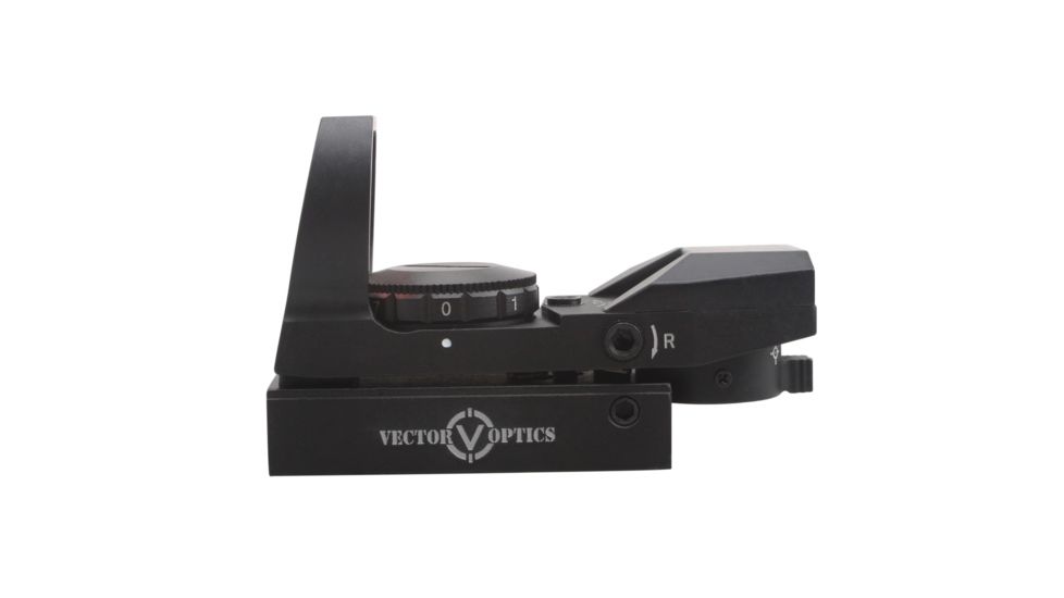 Vector Optics Imp 1x23x34 Dovetail Red Dot Sight, 4 Patterns Reticle, Black, SCRD-18B, EDEMO1