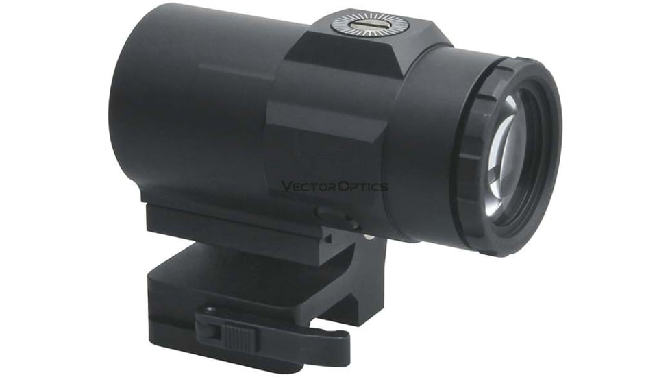 Vector Optics Magnifier 3x Mini Red Dot Sight, Biuld-in Picatinny QD Mount, Black, SCMF-03M