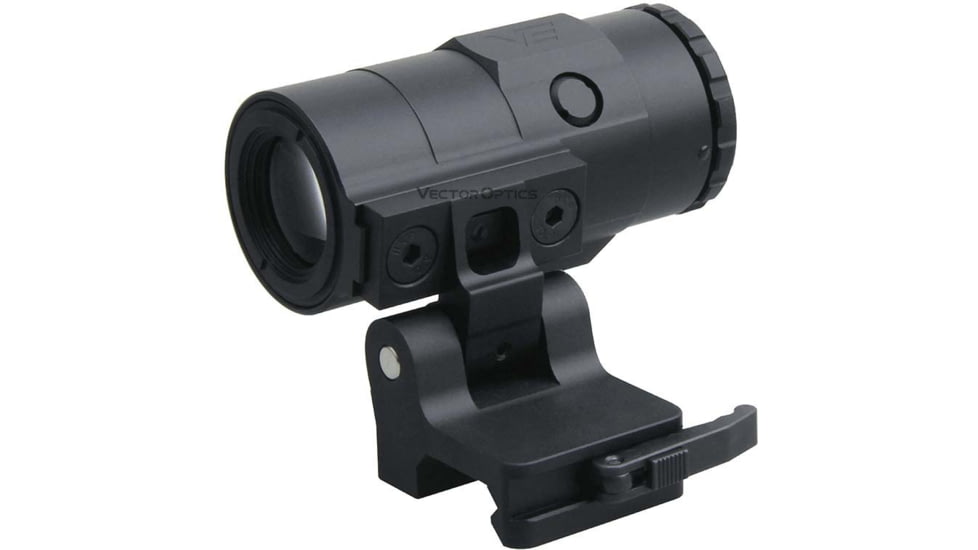 Vector Optics Magnifier 3x Mini Red Dot Sight, Biuld-in Picatinny QD Mount, Black, SCMF-03M