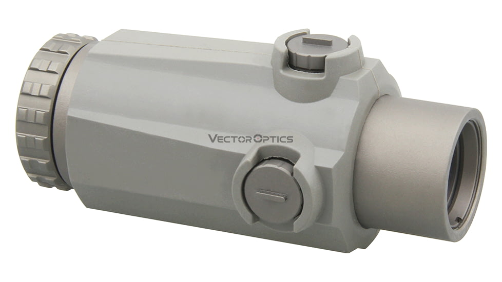 Vector Optics Maverick-III Red Dot Sight Magnifier, 3x22mm, FDE Rubber Armed, Black, SCMF-32