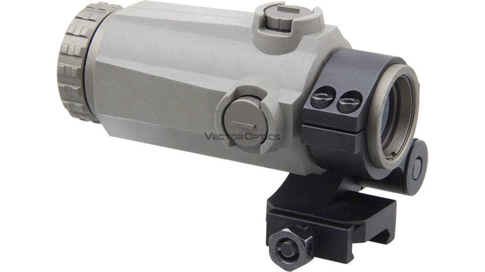 Vector Optics Maverick-III Red Dot Sight Magnifier, 3x22mm, FDE Rubber Armed, Black, SCMF-32