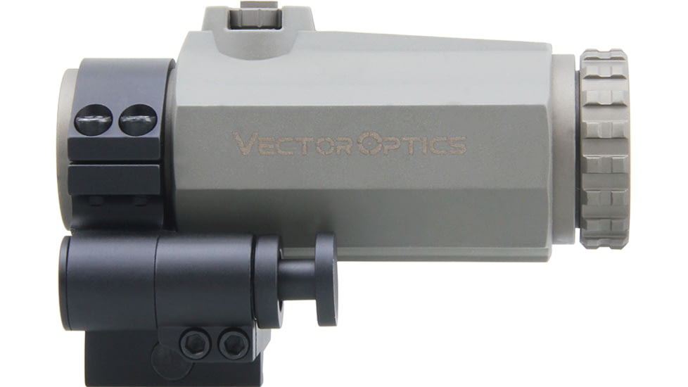 Vector Optics Maverick-III Red Dot Sight Magnifier, 3x22mm, FDE Rubber Armed, Black, SCMF-32