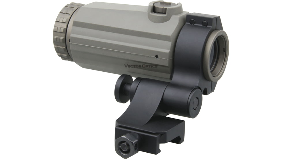 Vector Optics Maverick-III Red Dot Sight Magnifier, 3x22mm, FDE Rubber Armed, Black, SCMF-32