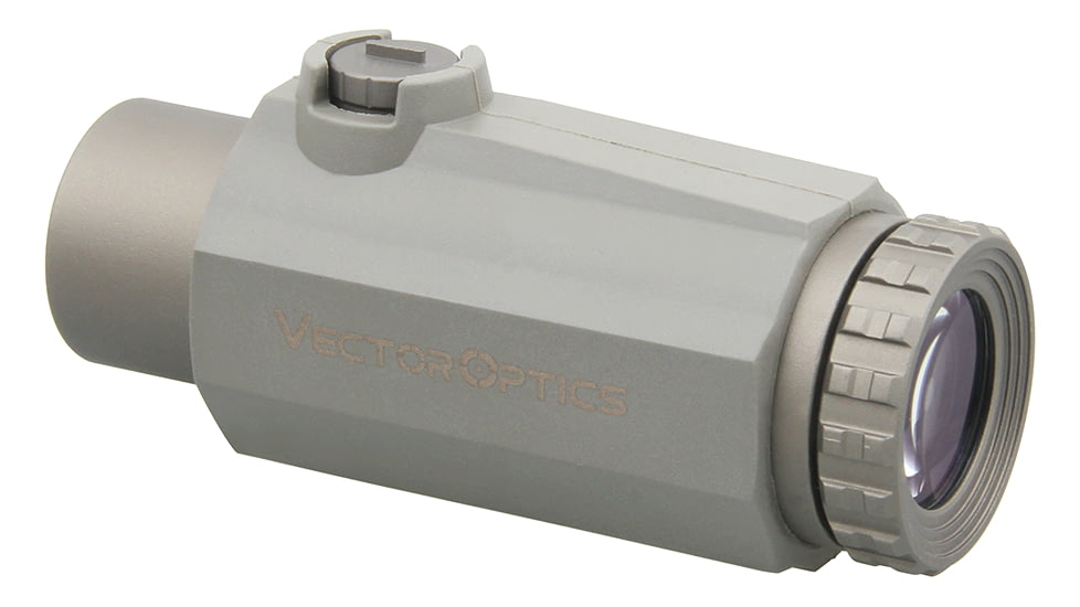 Vector Optics Maverick-III Red Dot Sight Magnifier, 3x22mm, FDE Rubber Armed, Black, SCMF-32