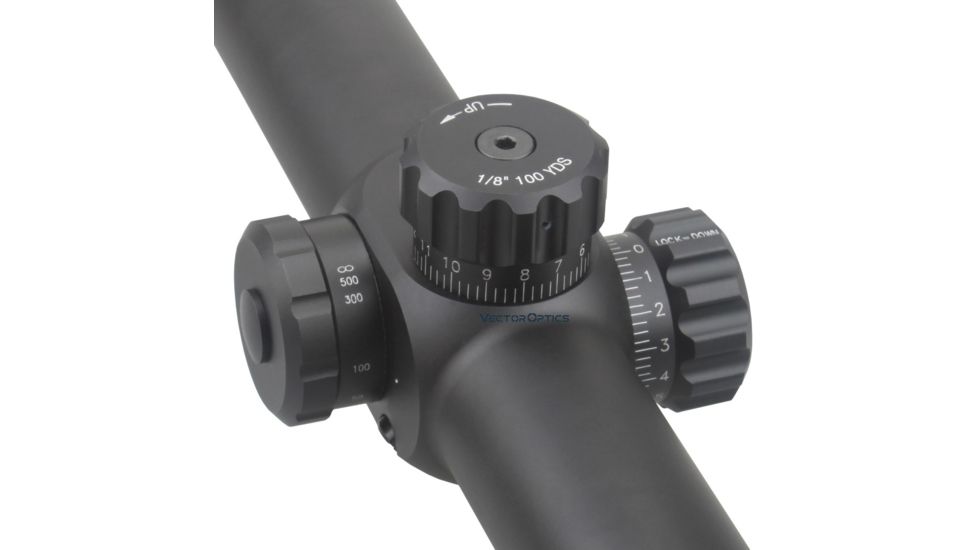 Vector Optics Minotaur Rifle Scope, 10-50x60mm, 35mm Tube, Etched Super Thin Glass Reticle, Black, SCOL-08