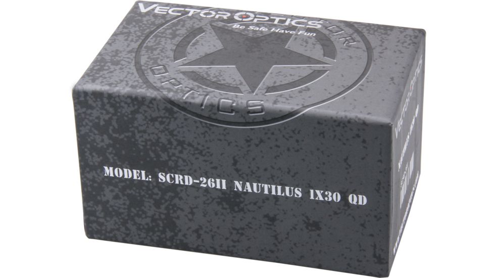 Vector Optics Nautilus Gen II Red Dot Sight, 1x30mm, 3 MOA Dot Reticle, 6061-T6, Black, SCRD-26II