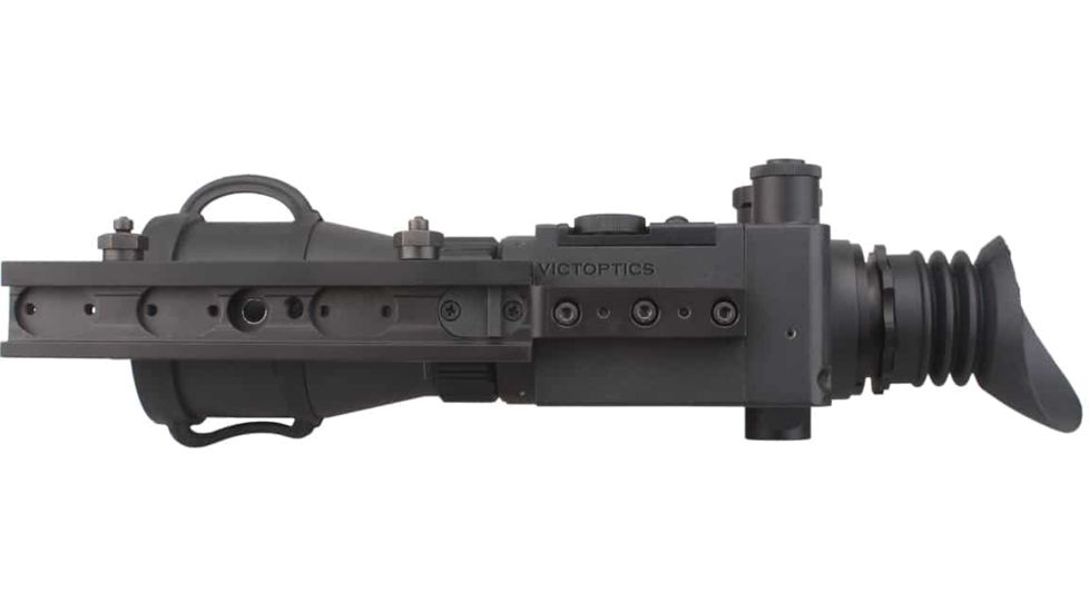 Vector Optics Night Vision Rifle Scope, 2.5x50mm, Gen I, 36-40 lp/mm Resolution, 150m Max Range, Red/ Green Reticle, 6061-T6, Black, SLNV-01