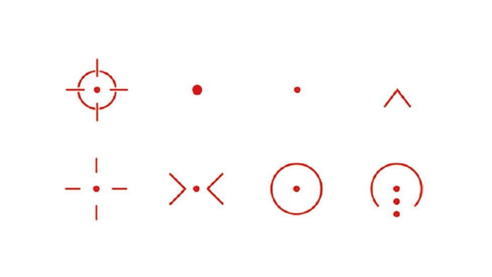 Vector Optics Omega Red Dot Sight, 8 Reticle, Black, SCRD-04C