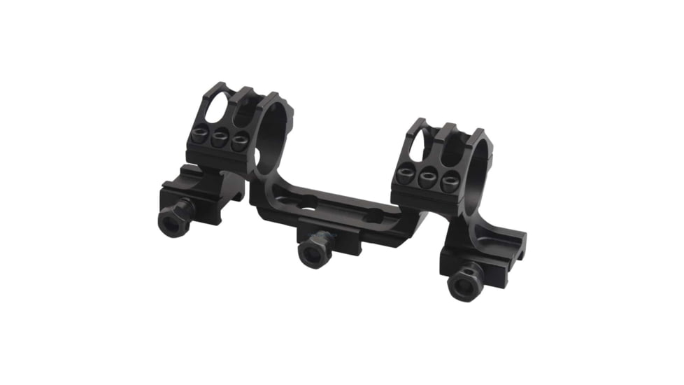 Vector Optics One Piece Skeletonized Scope Mount, 30mm Tube, Picatinny, 1.25in Height, 6063-T6, Matte, Black, SCTM-36