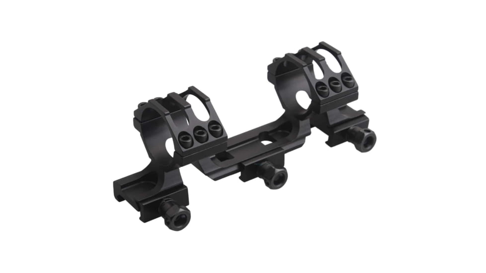 Vector Optics One Piece Skeletonized Scope Mount, 30mm Tube, Picatinny, 1.25in Height, 6063-T6, Matte, Black, SCTM-36