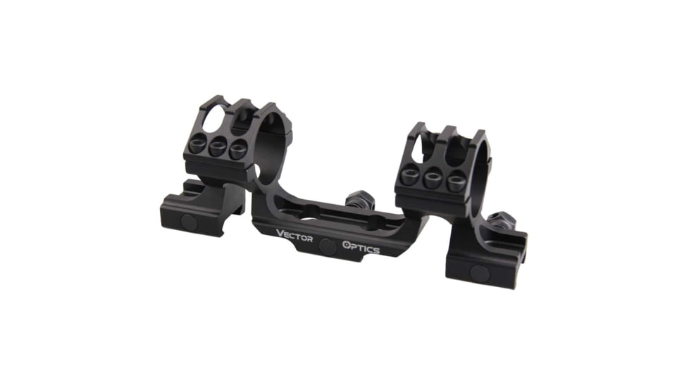USED Vector Optics One Piece Skeletonized Scope Mount, 30mm Tube, Picatinny, 1.25in Height, 6063-T6, Matte, Black, SCTM-36, EDEMO2