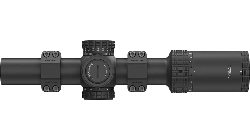 Vector Optics VictOptics S10 1-10x24 30mm Tube LPVO Rifle Scope w/ 1-Piece Extreme High Picatinny AR Mount Kit, Second Focal Palne