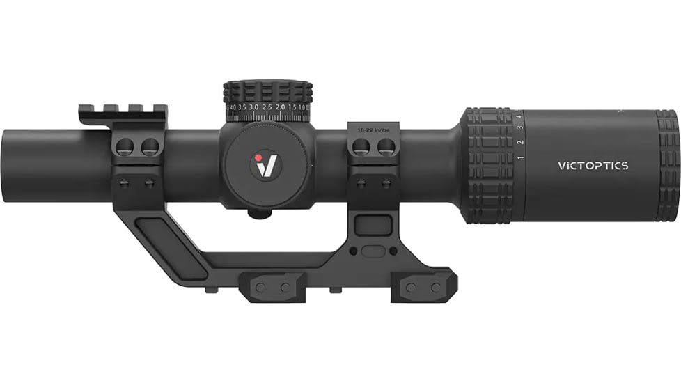 Vector Optics VictOptics S10 1-10x24 30mm Tube LPVO Rifle Scope w/ 1-Piece Extreme High Picatinny AR Mount Kit, Second Focal Palne