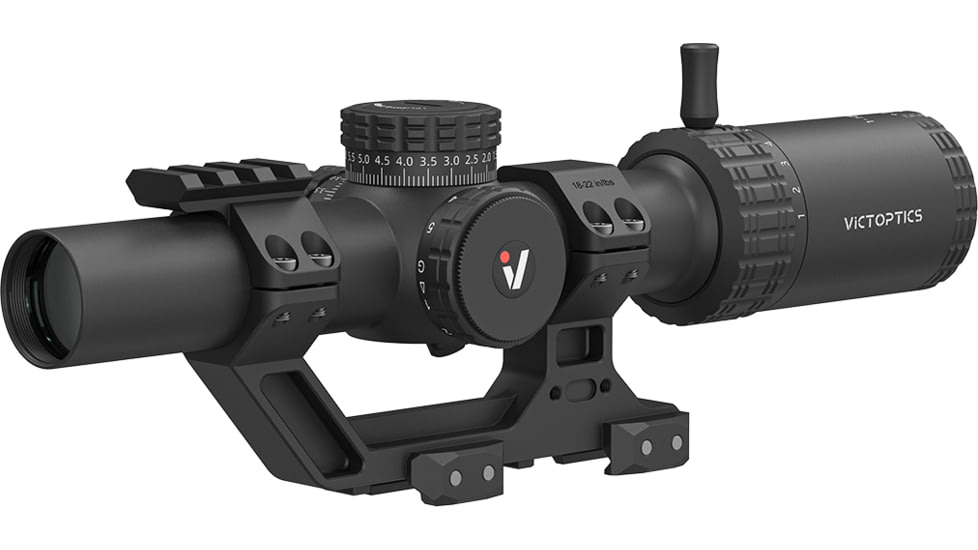 Vector Optics VictOptics S10 1-10x24 30mm Tube LPVO Rifle Scope w/ 1-Piece Extreme High Picatinny AR Mount Kit, Second Focal Palne