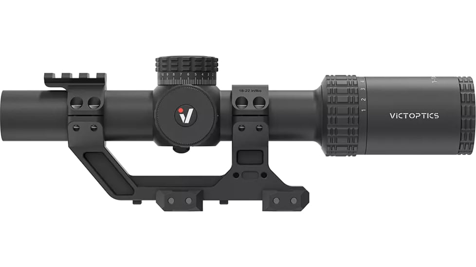 Vector Optics VictOptics S10 1-10x24 30mm Tube LPVO Rifle Scope w/ 1-Piece Extreme High Picatinny AR Mount Kit, Second Focal Palne