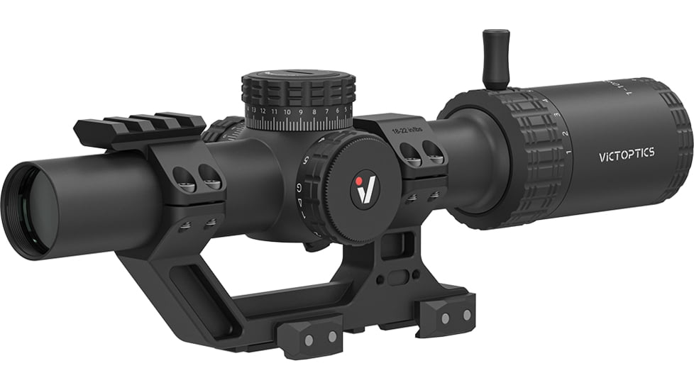 Vector Optics VictOptics S10 1-10x24 30mm Tube LPVO Rifle Scope w/ 1-Piece Extreme High Picatinny AR Mount Kit, Second Focal Palne