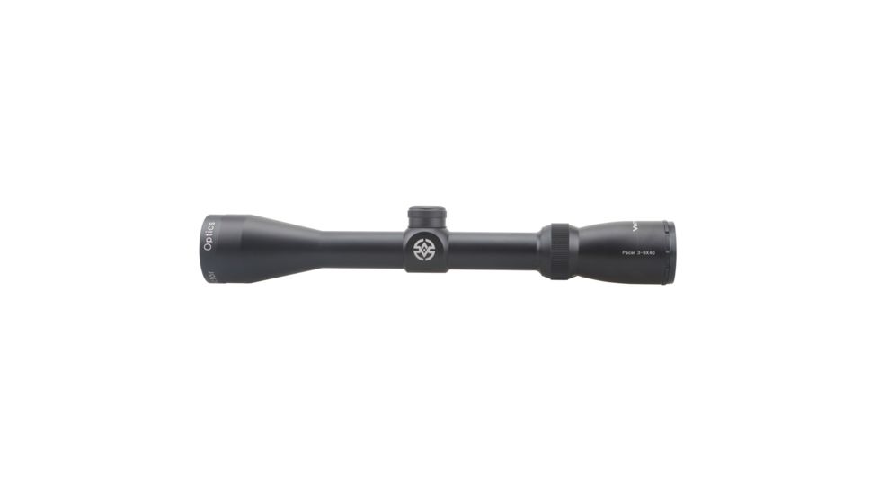 Vector Optics Pacer Rifle Scope, 3-9x40mm, 25.4mm Tube, Duplex Reticle, Black, SCOM-17