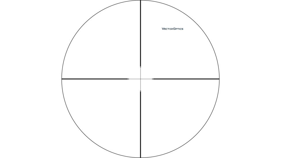 Vector Optics Pacer Rifle Scope, 3-9x40mm, 25.4mm Tube, Duplex Reticle, Black, SCOM-17
