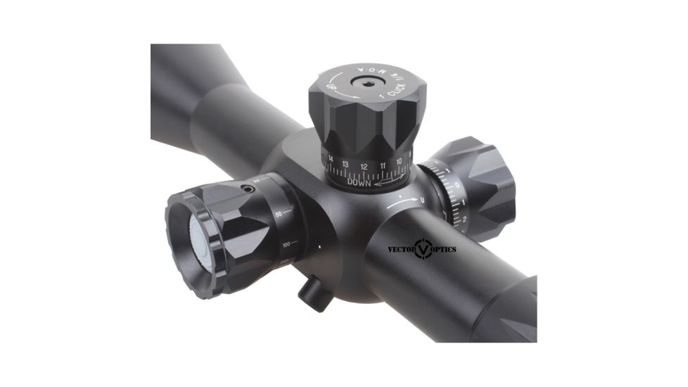Vector Optics Paladin Rifle Scope, 4-16x50mm, 30mm Tube, Front Focal Plan Etched Glass, Black, SCFF-02
