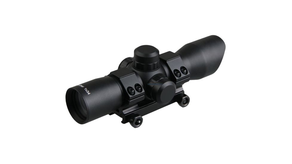 Vector Optics Panther 1x34mm Red Dot Sight, Red and Green Dot with Stepless Levels Brightness Reticle, Black, SCRD-16
