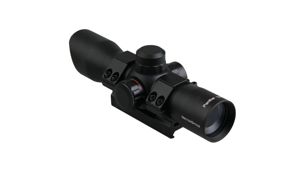 Vector Optics Panther 1x34mm Red Dot Sight, Red and Green Dot with Stepless Levels Brightness Reticle, Black, SCRD-16