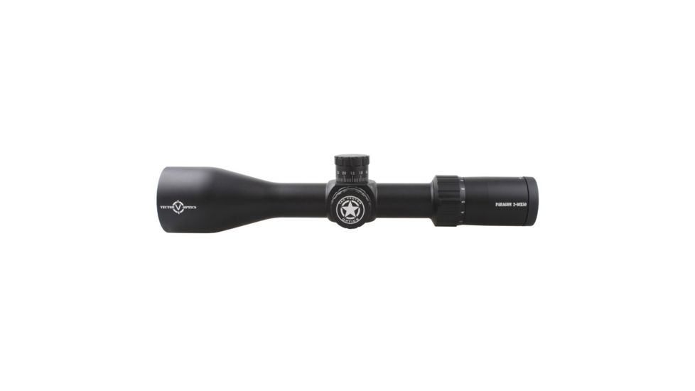 Vector Optics Paragon Rifle Scope, 2-10x50mm, 30mm Tube, Etched Glass VPA-2 MIL Reticle, Black, SCOM-18