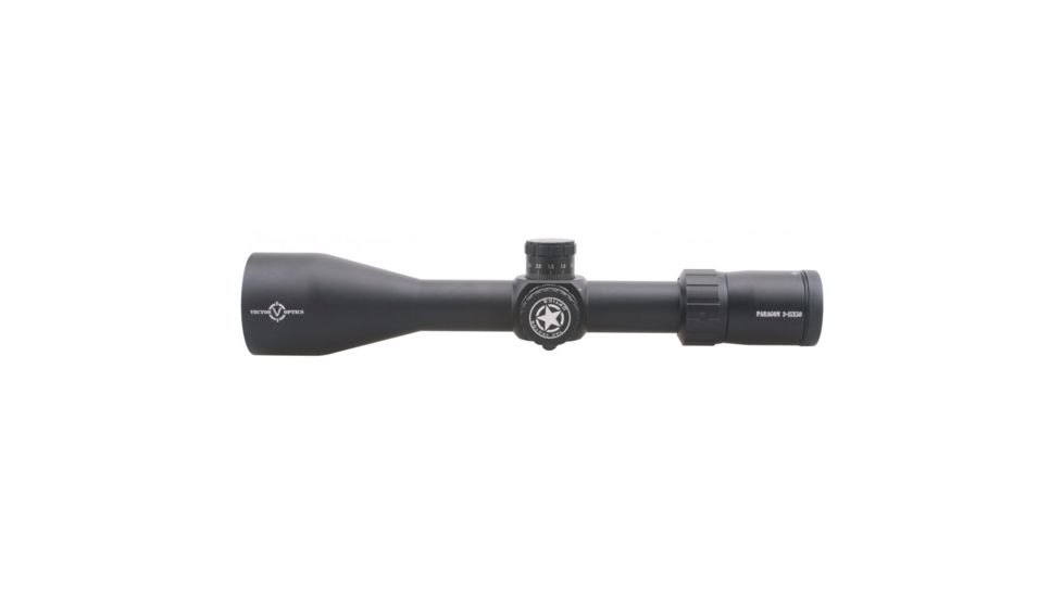 Vector Optics Paragon Rifle Scope, 3-15x50mm, 30mm Tube, VPA-2 Etched Glass Reticle, Black, SCOM-11