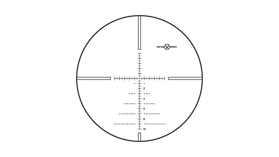 Vector Optics Paragon Rifle Scope, 3-15x50mm, 30mm Tube, VPA-2 Etched Glass Reticle, Black, SCOM-11