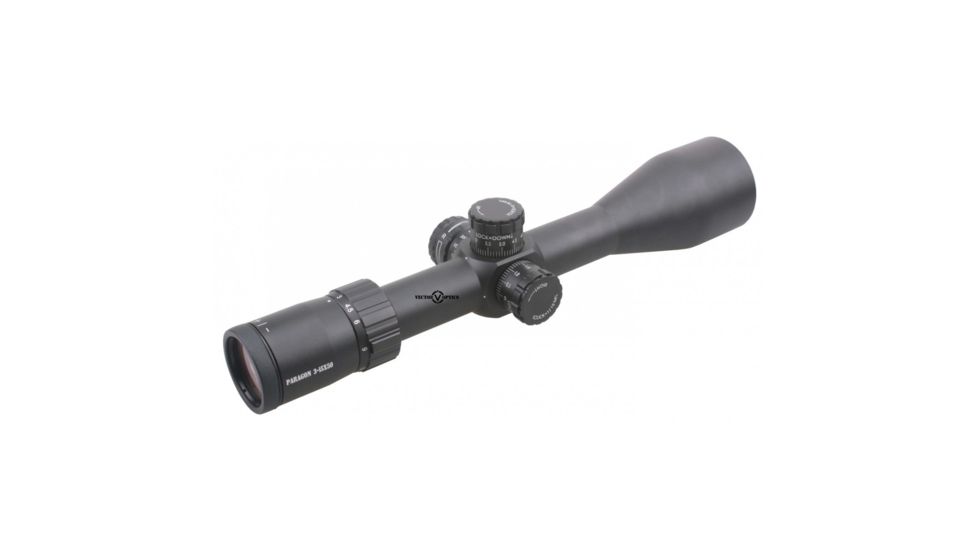 Vector Optics Paragon Rifle Scope, 3-15x50mm, 30mm Tube, VPA-2 Etched Glass Reticle, Black, SCOM-11