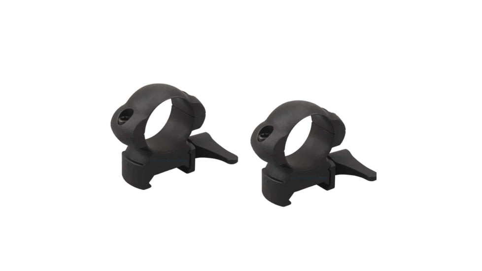 Vector Optics Quick-Release Rifle Scope Rings, 1in Tube, Picatinny/ Weaver, 21mm Height, 45 Steel, Black, SCSR-02