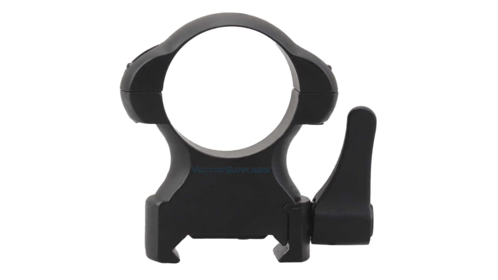 Vector Optics Quick-Release Rifle Scope Rings, 1in Tube, Picatinny/ Weaver, 27mm Height, 45 Steel, Black, SCSR-03