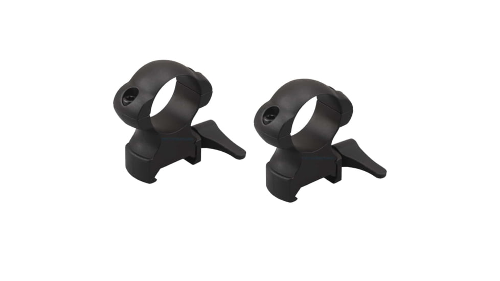 Vector Optics Quick-Release Rifle Scope Rings, 1in Tube, Picatinny/ Weaver, 27mm Height, 45 Steel, Black, SCSR-03
