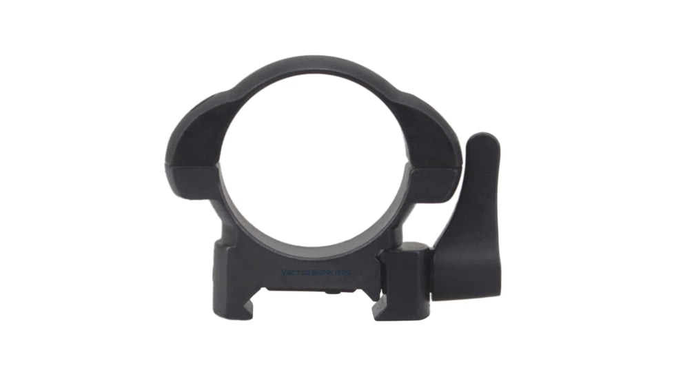 Vector Optics Quick-Release Rifle Scope Rings, 30mm Tube, Picatinny/ Weaver, 19mm Height, 45 Steel, Black, SCSR-04